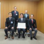 神奈川区長表彰 及び、同区への消費税の啓発クリアーファイルの寄贈　